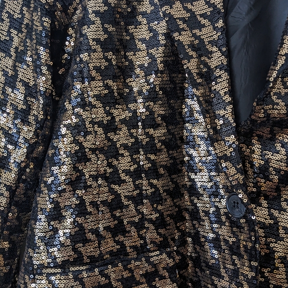 Bagatelle Collection Sequin Houndstooth Blazer - Picture 5 of 7